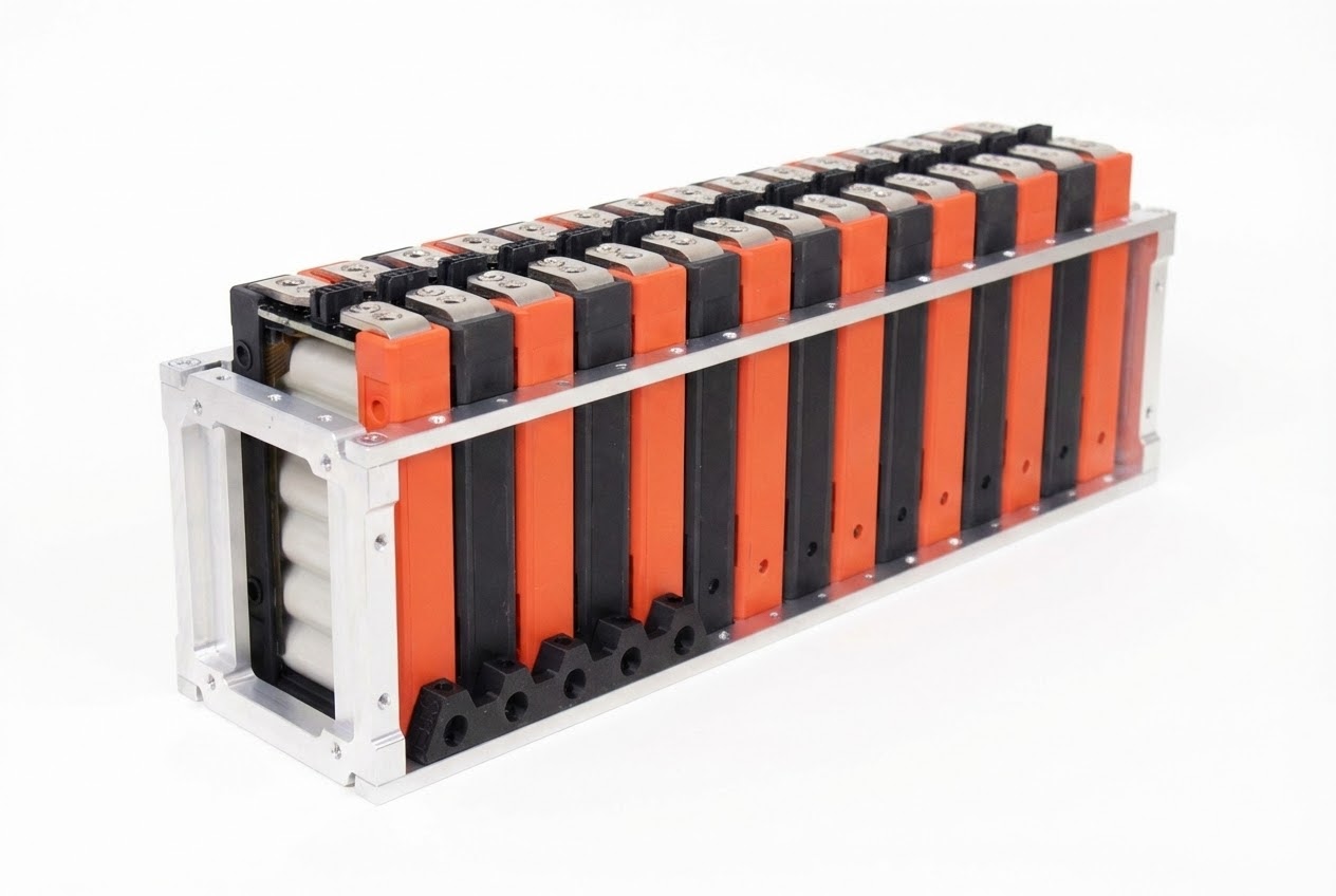 Close-up of retainer posts fully seated in retention holes